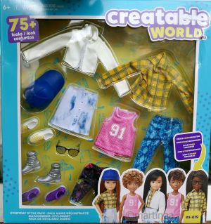 Mattel Creatable World, Fashion Pack es-  619