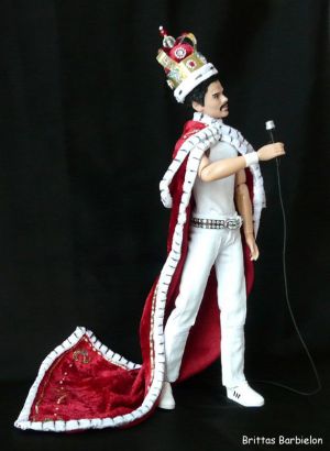 Freddie Mercury - God save the Queen - OOAK - Bild 14