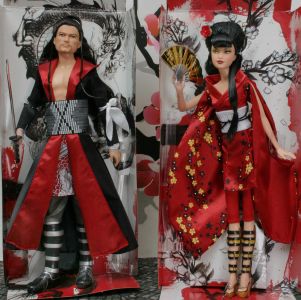 2010 Dolls of the World - Japan Ken V5005  & Barbie V5004