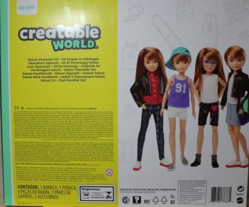 Mattel Creatable World, Charakter 619, Deluxe Kit dc-61 9