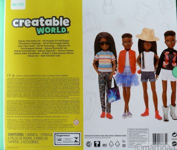 Mattel Creatable World, Kid Charakter 725, Deluxe dc-725