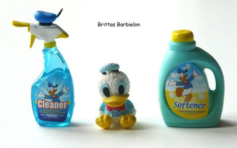 "Disney Go Go Mart" - Glasreiniger, Dekofigur, Weichspüler (Donald Duck)