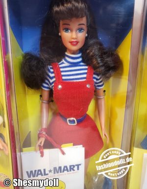 1998 Shopping Time Barbie Teresa  #18232 Wal-Mart Special Edition